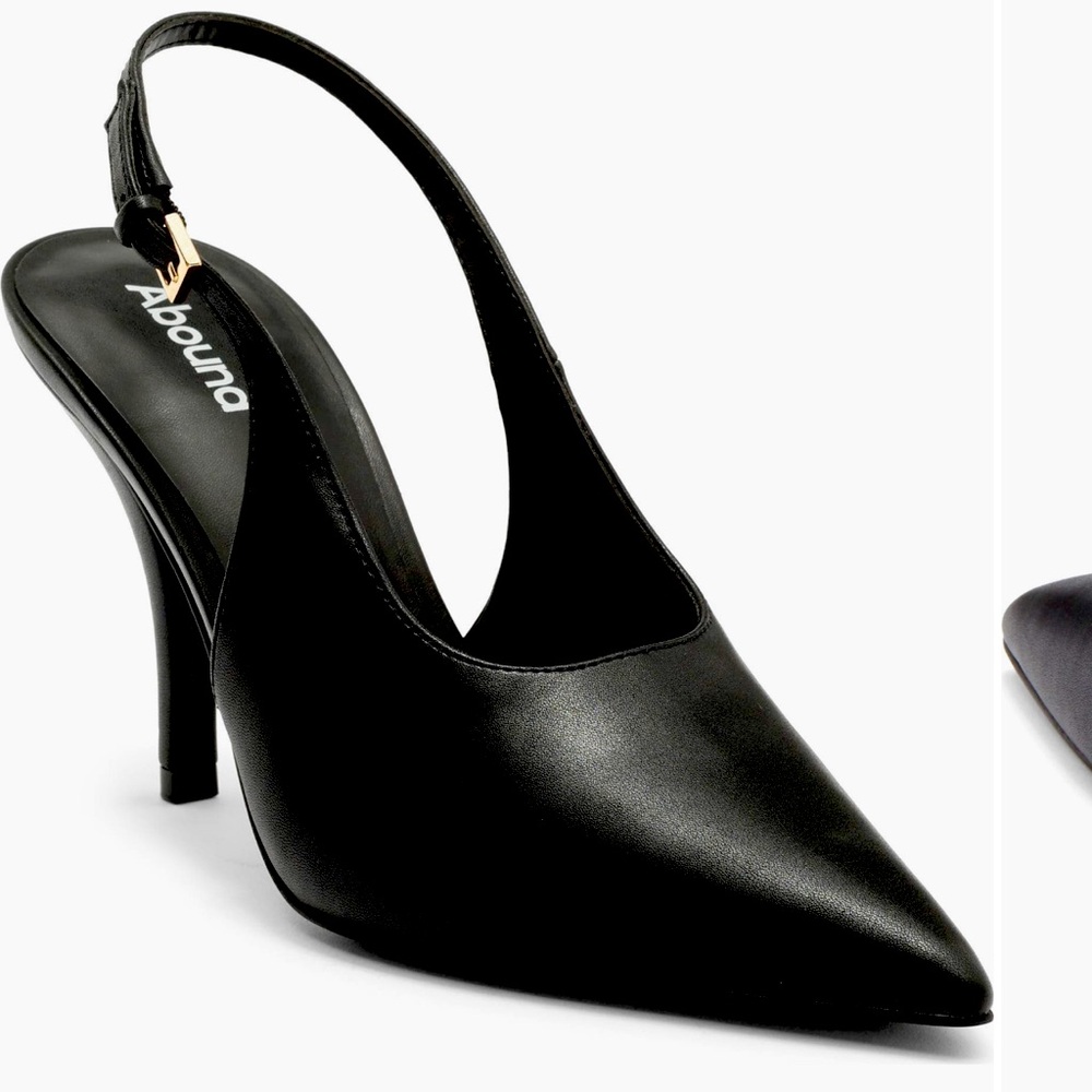 Abound pointed toe sling back heels